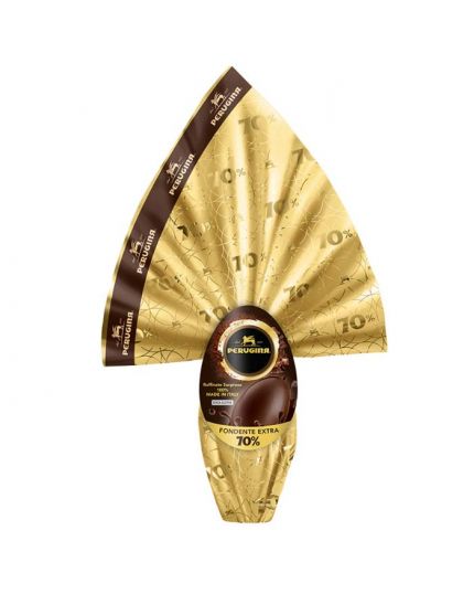 Uovo Pasqua Perugina Cioccolato Fondente Extra 70% 210gr