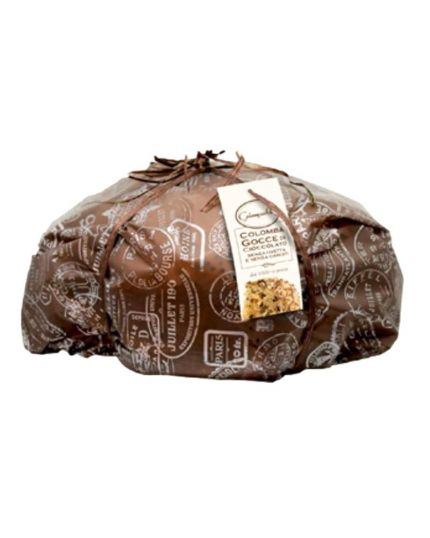 Colomba Gocce di Cioccolato Senza Uvetta e Senza Canditi Giampaoli 1Kg