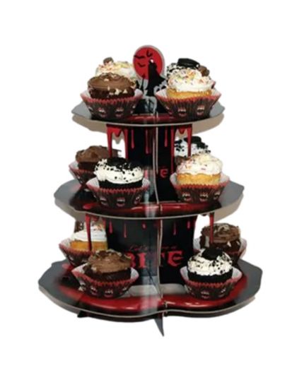 Alzatina 3 Piani Dracula per Cupcakes