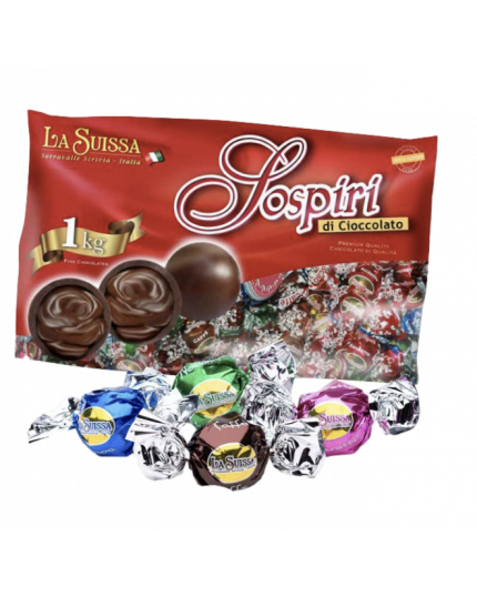 Praline di Cioccolato Sospiri Dark La Suissa 1 Kg
