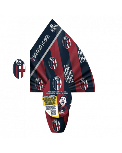Uovo Pasqua al Latte Bologna F.C. Icam 180gr