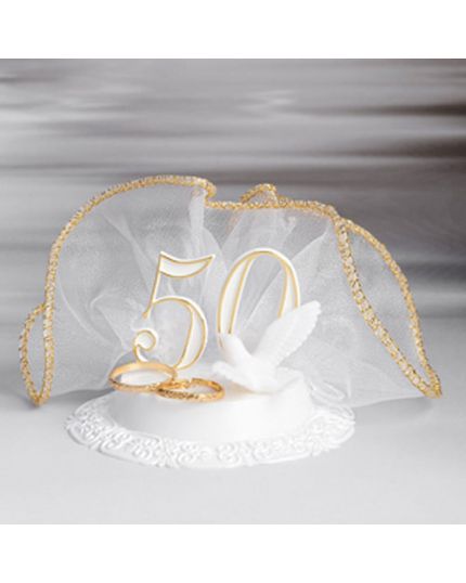 Sopratorta Pvc 50° Anniversario Nozze Oro