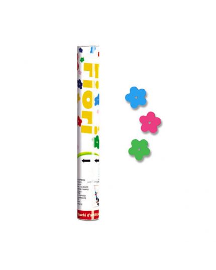 Tubo Sparacoriandoli Fiori Multicolor 20cm