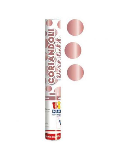 Tubo Sparacoriandoli Tondi Oro Rosa 30cm