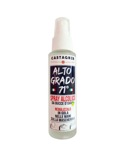 Spray Alcolico da Bucce d'Uva Altogrado 71° Castagner 5cl