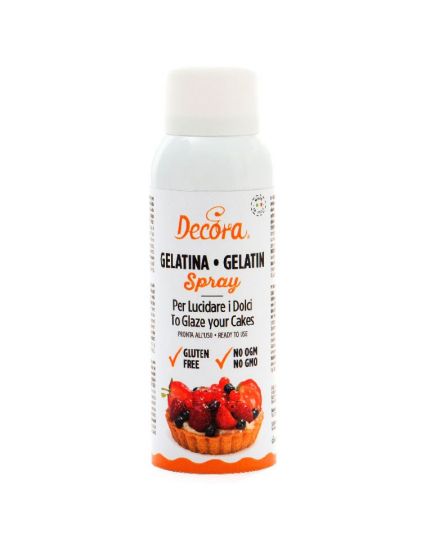 Gelatina Spray Lucidante per Alimenti Decora 125ml