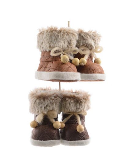 Decorazione Natale Stivaletti Colorati 10cm