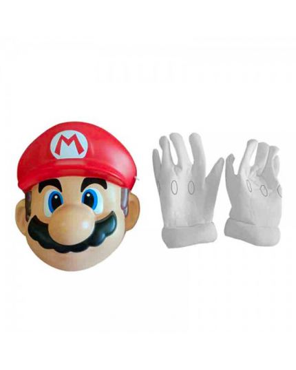 Kit Super Mario Maschera e Guanti 