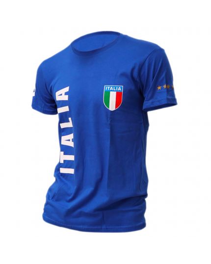 T-shirt Italia Blu Royal Adulto 