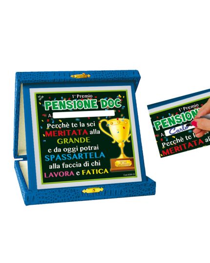 Cofanetto Targa 1° Premio Pensione DOC