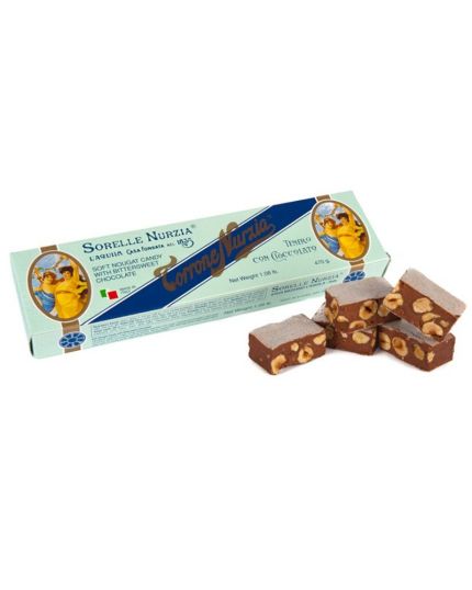 Torrone Tenero Cioccolato Nocciole Sorelle Nunzia 470gr