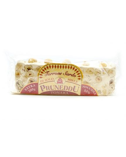 Torrone Sardo Nocciole 55% con Solo Miele Pruneddu 200gr