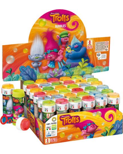 Kit Bolle di Sapone Trolls 5Pz 