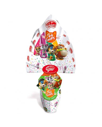 Uovo Pasqua 44 Gatti Walcor 240gr