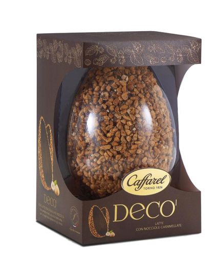 Uovo Pasqua Decò Latte con Granella Nocciola Caffarel 415gr