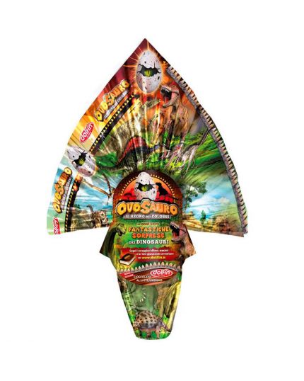 Uovo Pasqua Ovosauro Regno dei Colossi Dolfin 220gr