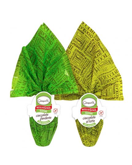 Uovo Pasqua Senza Glutine Latte o Fondente Giampaoli 170gr
