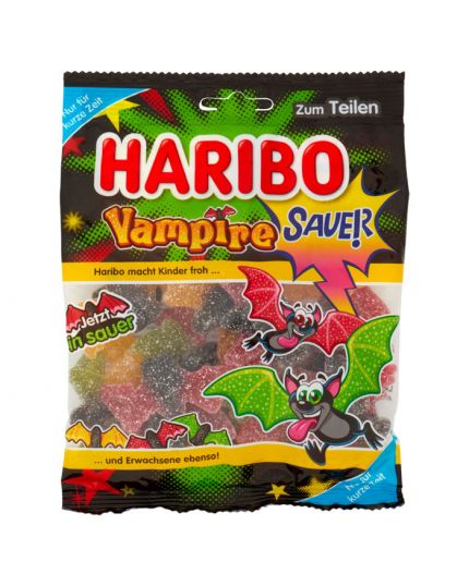 Caramelle Gommose Haribo Vampire Sauer 175 Gr