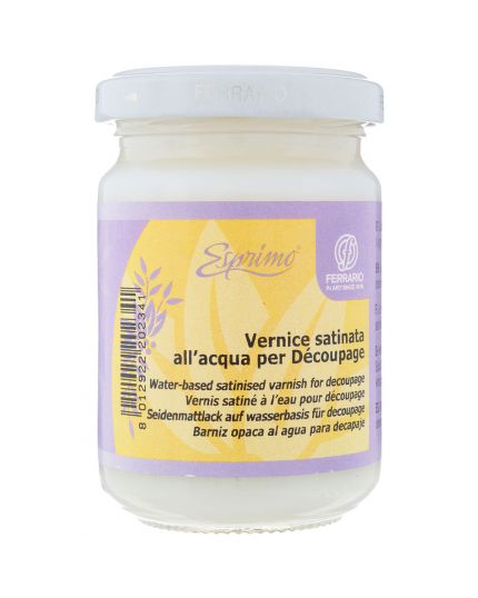 Vernice Satinata All'Acqua per Decoupage 150ml