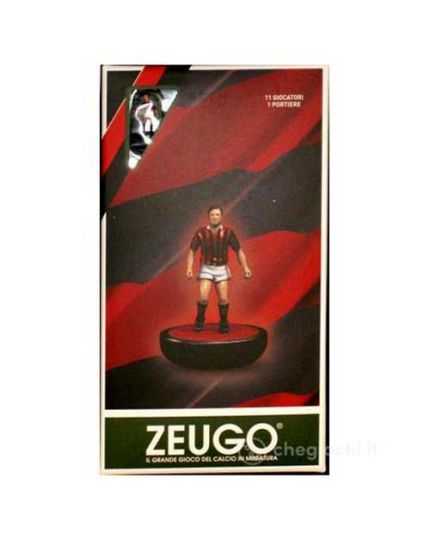 Zeugo Sqadra Speciale Rosso Nera 11 Giocatori e Portiere