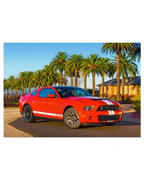 Puzzle Ford Mustang GT 500 260 Pezzi 32x23 Cm