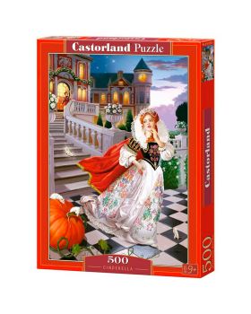 Puzzle Cinderella 500 Pezzi 47x33 Cm 