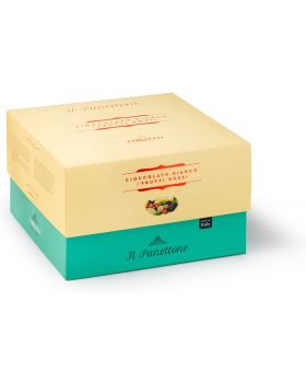 Panettone Cioccolato Bianco e Frutti Rossi Corallo 1Kg