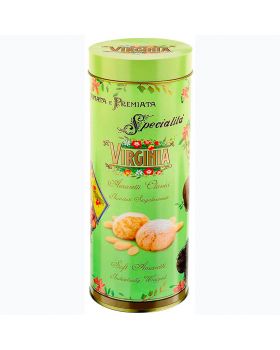 Amaretti Classici Soffici Virginia in Elegante Latta Piccola 140gr