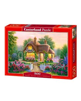 Puzzle Casetta Con Lago 500 Pezzi 47x33 Cm