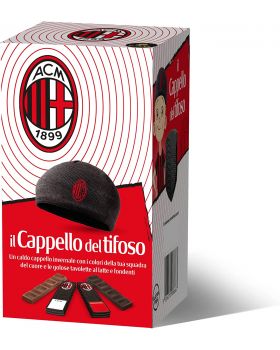 Il Cappello del Tifoso + Tavolette di Cioccolato 80gr Milan  