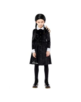 The Addams Family Costume Deluxe Mercoledì Bambina