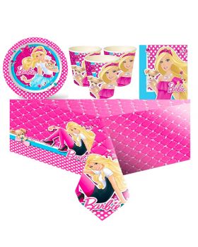 Kit Tavola Coordinato Barbie Mania