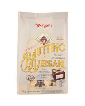 Bustina Bauttino Cioccolato Fondente con Cuore Torrone Friabile Vergani 170gr