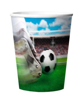 Bicchieri Pvc Calcio Stadio Effetto 3D