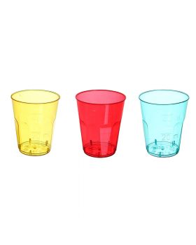 Bicchierini Shot Chupito Pvc Trasparente Colorato Diamant Dopla 20pz