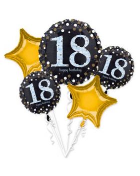 Palloncini Foil 18 Anni Sparkling 71cm 45cm 48cm