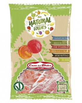 Busta Lecca Lecca Natural Lollies 108gr 