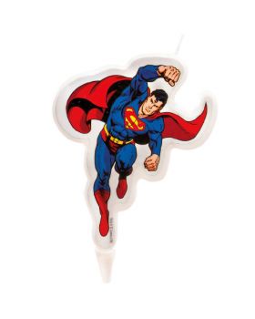 Candelina Sagomata Superman 8cm