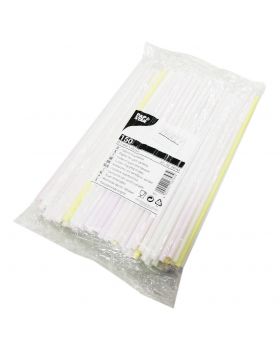 Cannucce Pvc Colore Variabile Papstar 150pz