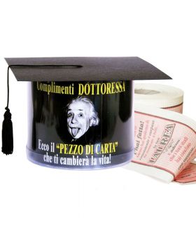 Scherzo Carta Igienica Divertente Laurea Complimenti Dottoressa