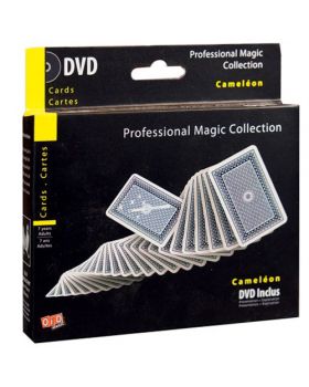 Trucco Magia Mazzo Carte Camaleonte Professional Magic Collection con DVD