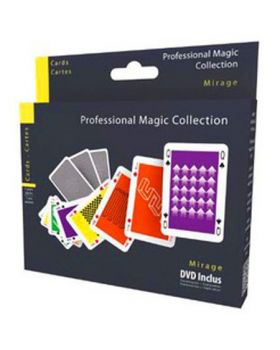 Trucco Magia Carte Mirage Professional Magic Collection con DVD