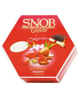 Confetti Crispo Lieto Evento Rossi Laurea Incartati Singolarmente 500gr