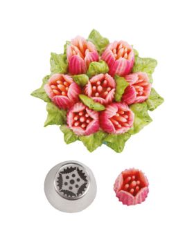 Cornetto Acciaio n. 247 Tulipano Chiuso Decora