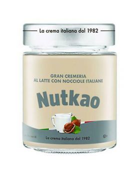 Crema Spalmabile Gran Cremeria Latte con Nocciole Italiane NutKao 350gr