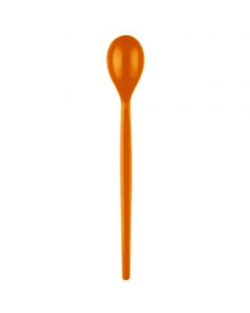 Cucchiaini da Granita con Manico Lungo Pvc Arancione 50pz 17cm