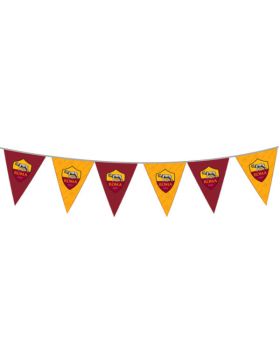 Festone Bandierine Carta Squadra Calcio AS Roma