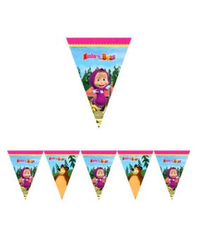 Bandierine Pvc Masha e Orso