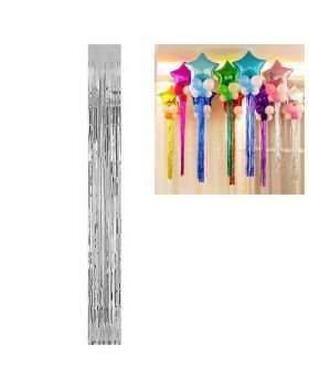 Coda con Frange per Palloncino Colorata 200cm
