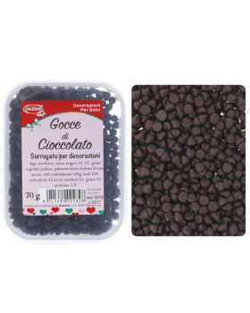 Gocce Cioccolato Graziano per Decorazione 70gr
